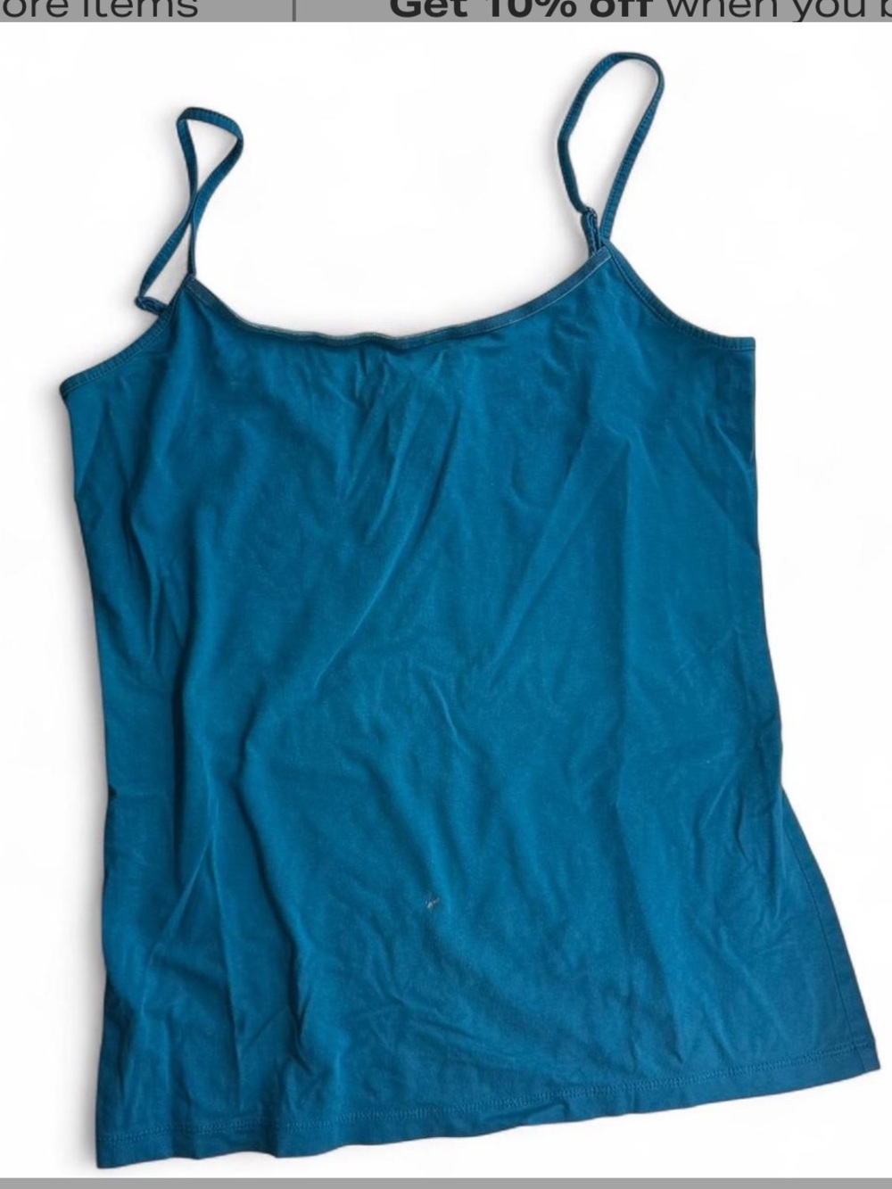 LOFT Teal Blue Spaghetti Strap Camisole